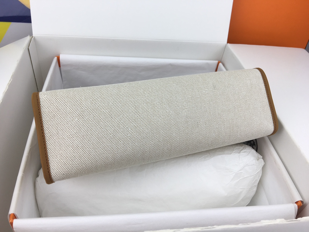 에르메스 에르백31 캔버스 골드브라운 은장